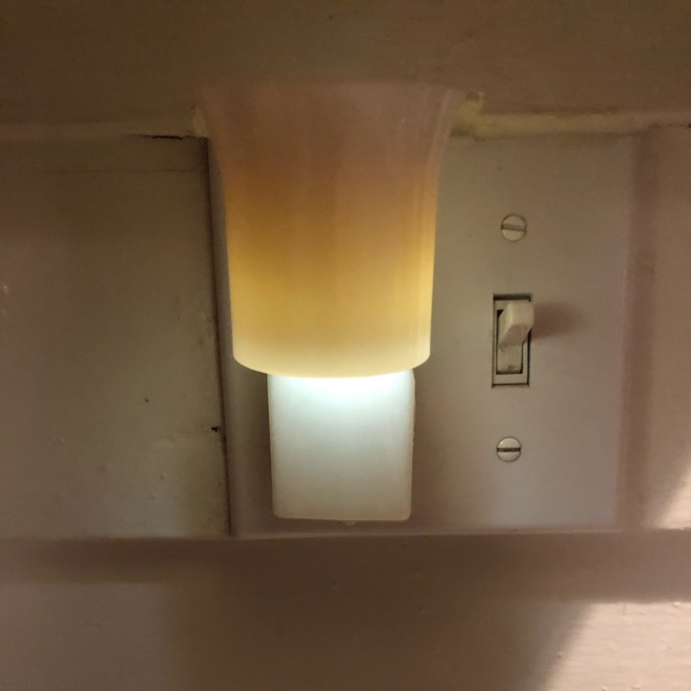 Bath and bodywork’s wallflower with light